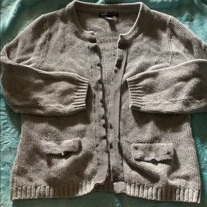 Grey cardigan sweater, Size M